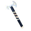 Axe featuring a carbon steel double blade