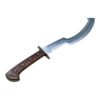 Sword with wooden handle on a white background