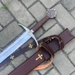 Handmade Knights Templar Sword Replica – Medieval Accolade Sword