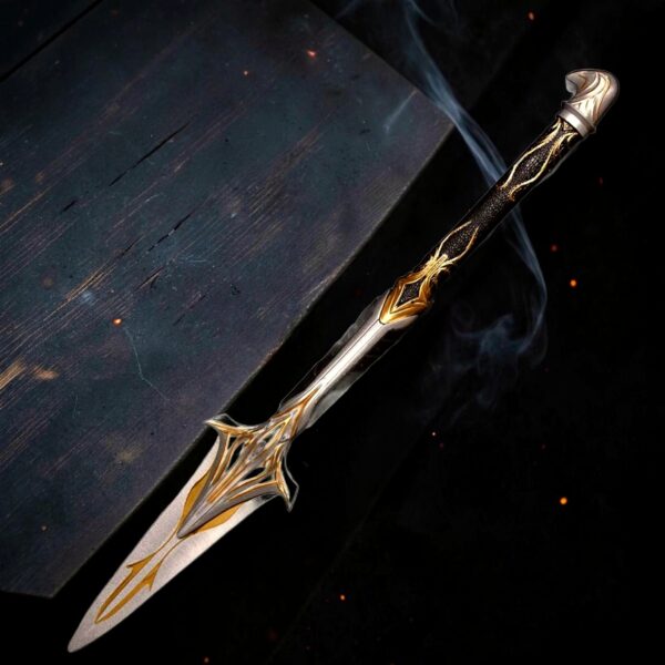 Spear of Leonidas Full Metal Replica | Life-Size Assassin's Creed Cosplay Prop | Gamer & Collector Gift