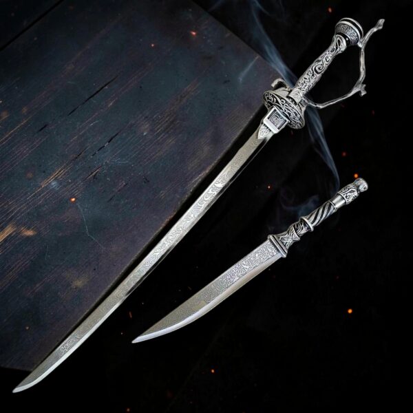 Lady Maria Rakuyo Replica Sword - Bloodborne Dual Blade Cosplay Prop