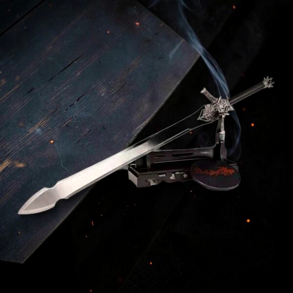 Dante's Rebellion Sword Replica | Devil May Cry Cosplay Prop with Scabbard | Fantasy Display Sword