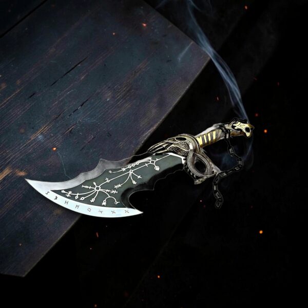 Handmade Blade of Chaos | God of War Replica | Collectible Gamer Display